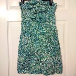 Strapless cocktail dress